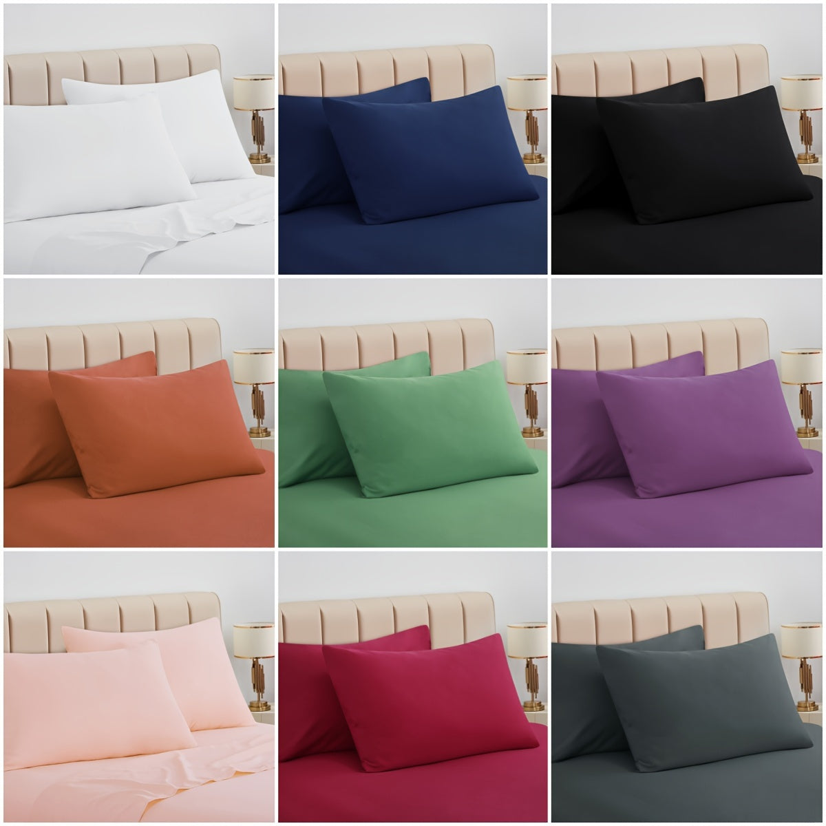 Microfiber Pillowcases Set of 2 Wrinkle and Stain Resistant Christmas Tree Design