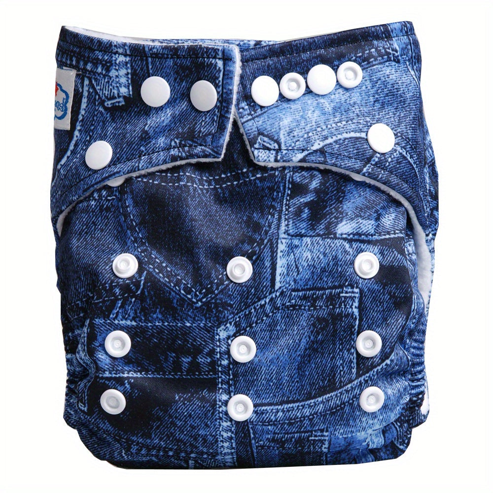 Adjustable Reusable Waterproof Cloth Diapers for Baby Girls and Boys
