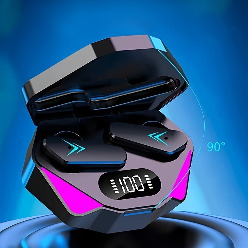 Wireless Hi-Fi Stereo Earbuds with Touch Control and Charging Case