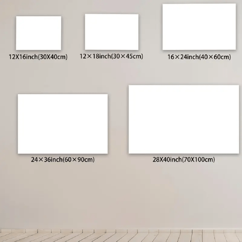 Personalized Wooden Photo Frame for Canvas Wall Art Couples Family Pets 30x40cm