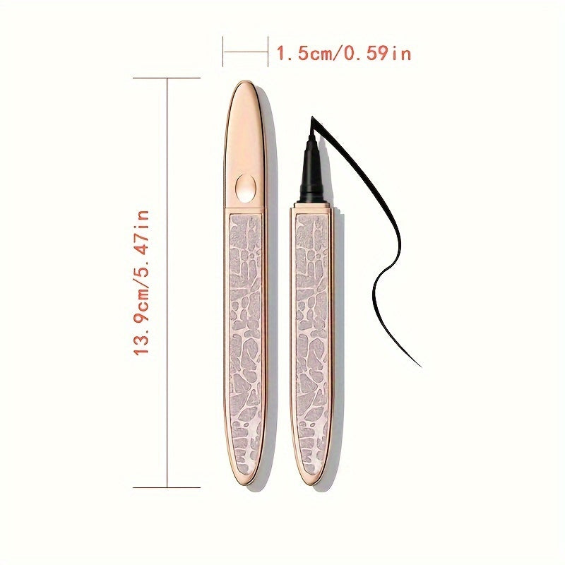 Women Long Lasting Waterproof Glitter Liquid Eyeliner 2-in-1 Self-Adhesive Glue Pen