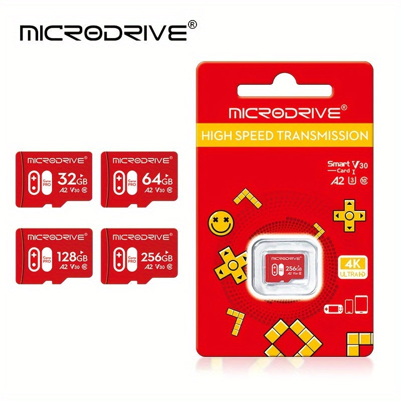 Micro SD Card 32GB 64GB 128GB 256GB U3 Class 10 with Adapter
