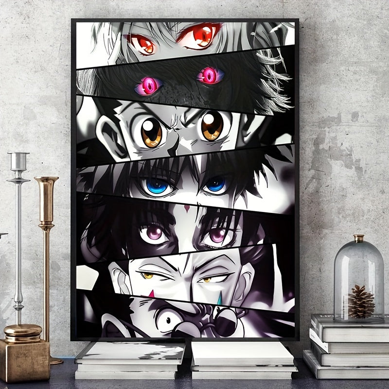 Anime Eyes Canvas Wall Art Poster 40x60cm Modern Home Decoration for Living Room or Kids Bedroom