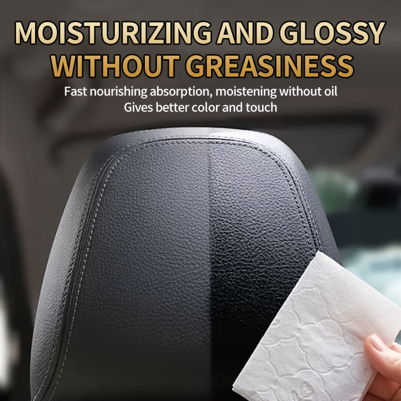 универсальный крем для полировки кожи для автомобильных сидений и обивки 150мл восстановитель