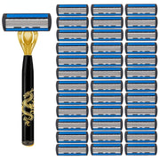 Manual Shaving Razor Set Stainless Steel 12-Layer Cartridges 6-Layer Blades