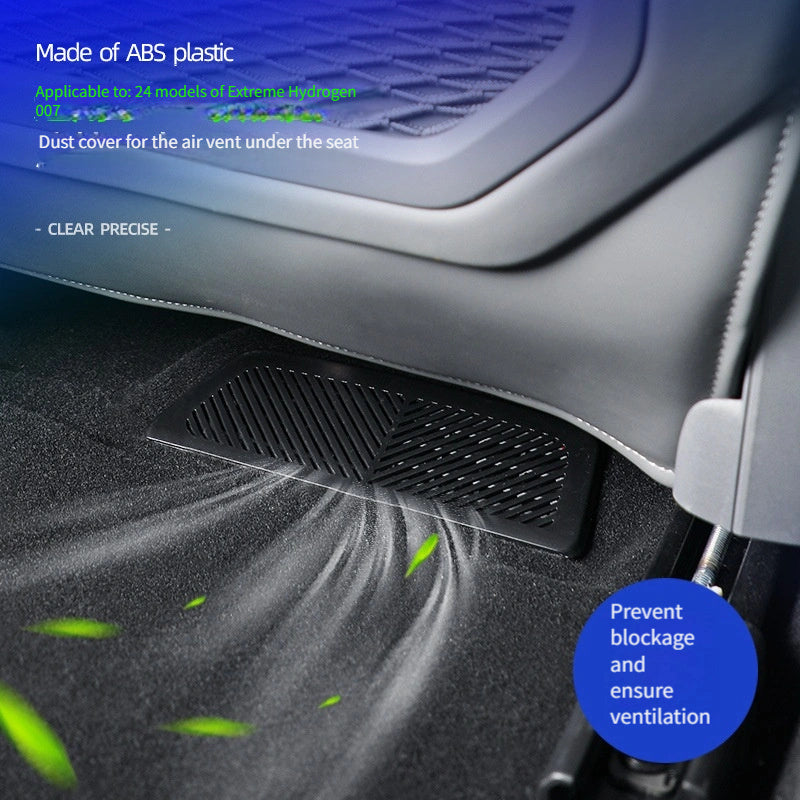 Universal Car Seat Vent Protector ABS Dustproof Cover for Sedan Interior