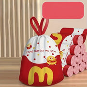 60 Thickened Disposable Trash Bags with M Design for Kitchen, Bedroom, Living Room