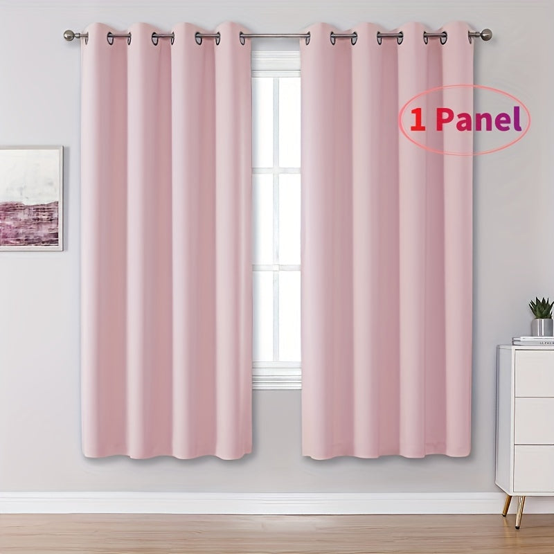 Bathroom Curtain Panel with Room Darkening Grommet for Home Decor