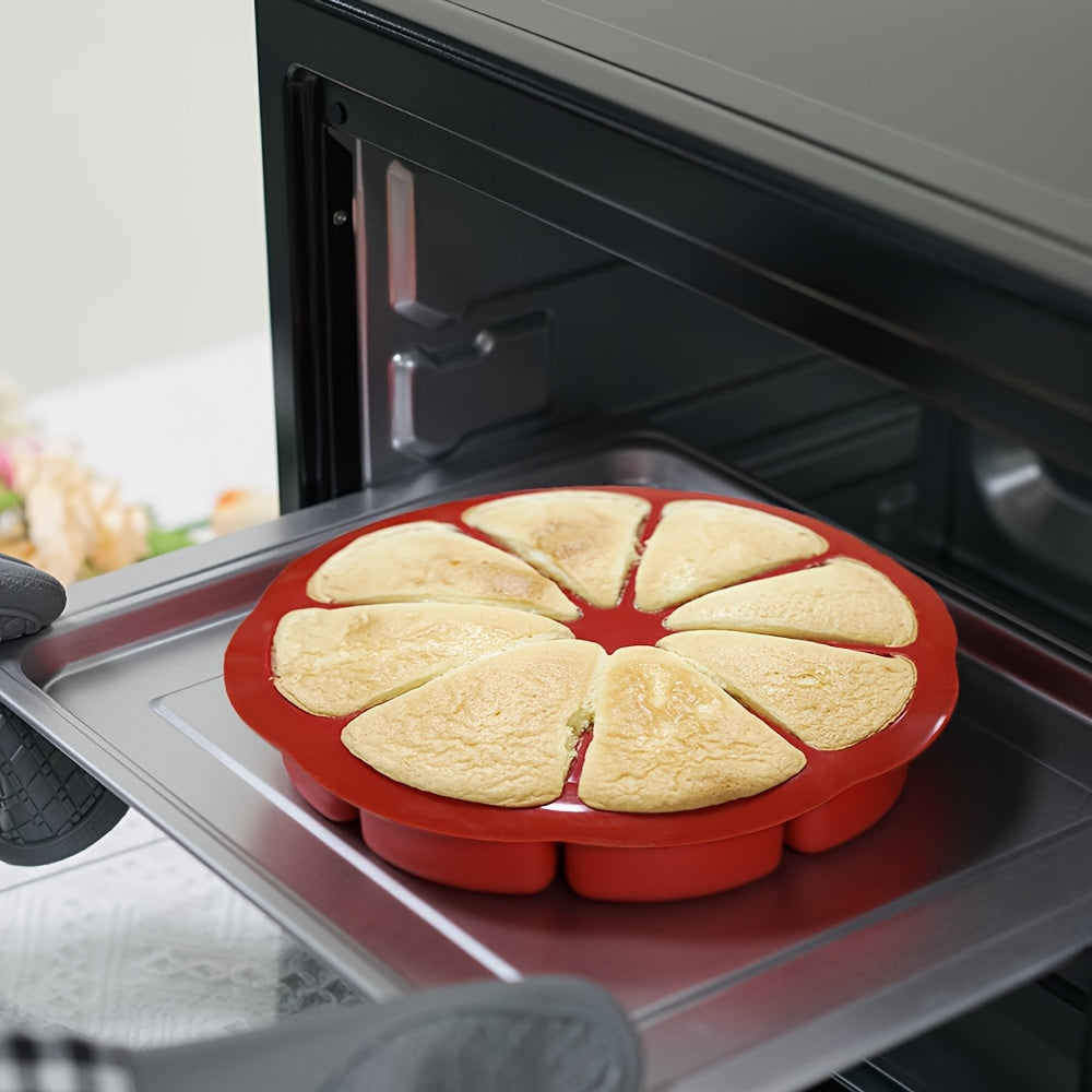 Набор из 3 силиконовых треугольных форм для выпечки тортов — антипригарная форма для выпечки с 8 отделениями для брауни, кексов, капкейков и многого другого — идеально подходит для свадеб, праздников и повседневной выпечки