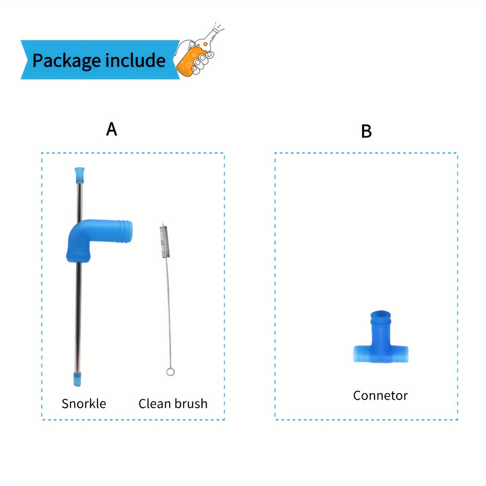 Uniseks zanglamaydigan po'latdan yasalgan ikki tomonlama pivo va sigaret uchun quvur tutgichi