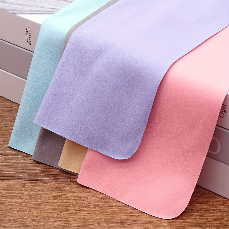 Microfiber Cleaning Cloths Set of 10 Thick Soft Deerskin Material for Glasses Jewelry Watches