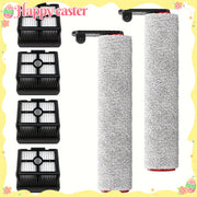 Replacement Set for Vacuum Cleaner H12 Pro Includes 2 Brush Rollers and 4 HEPA Filters