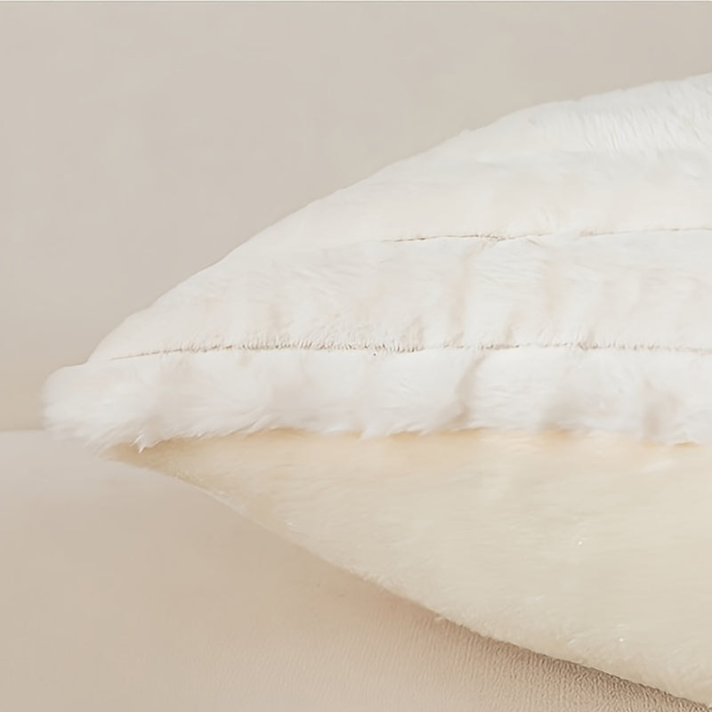 18x18 Inch Stripe Corduroy Pillow Cover for Sofa Bed Car Home Decor