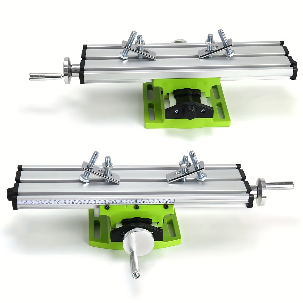 1 pieza de mesa compuesta de metal para fresado y taladrado, ajustable en X-Y