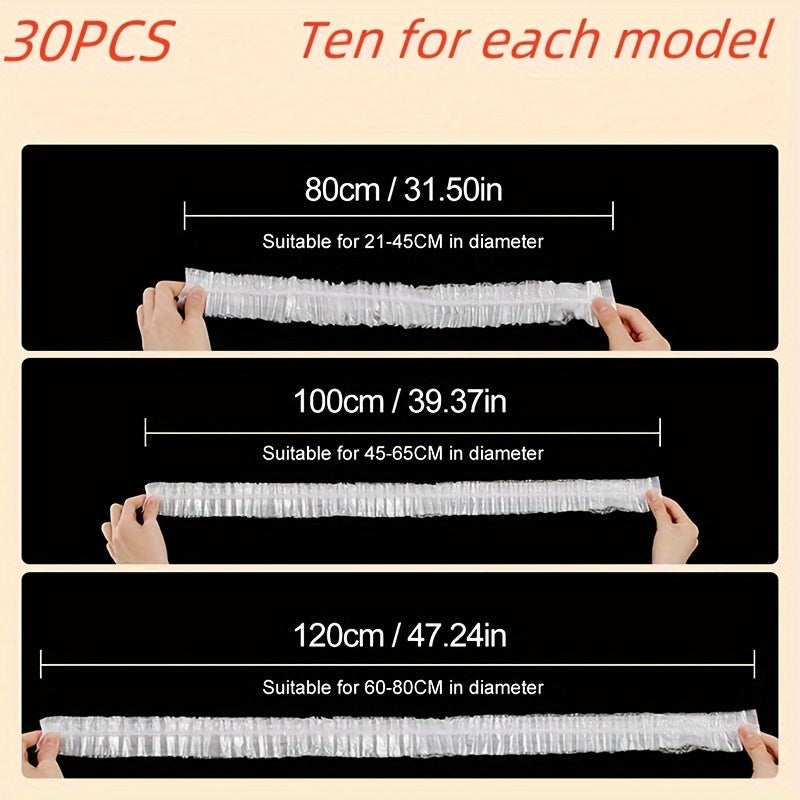 Clear Plastic Food Covers for Trays A and B Waterproof Dustproof Food-Grade