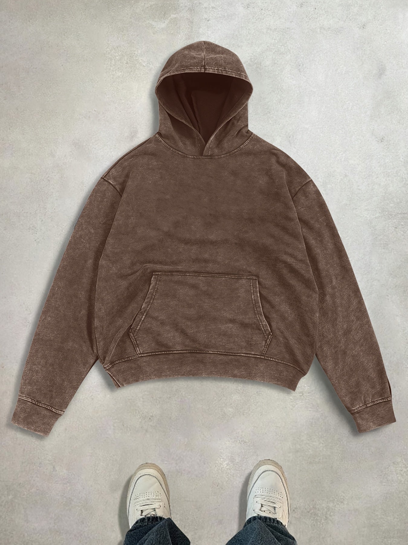 Plus Size Men's Hoodie Cotton Hooded Long Sleeve Casual Angel Print