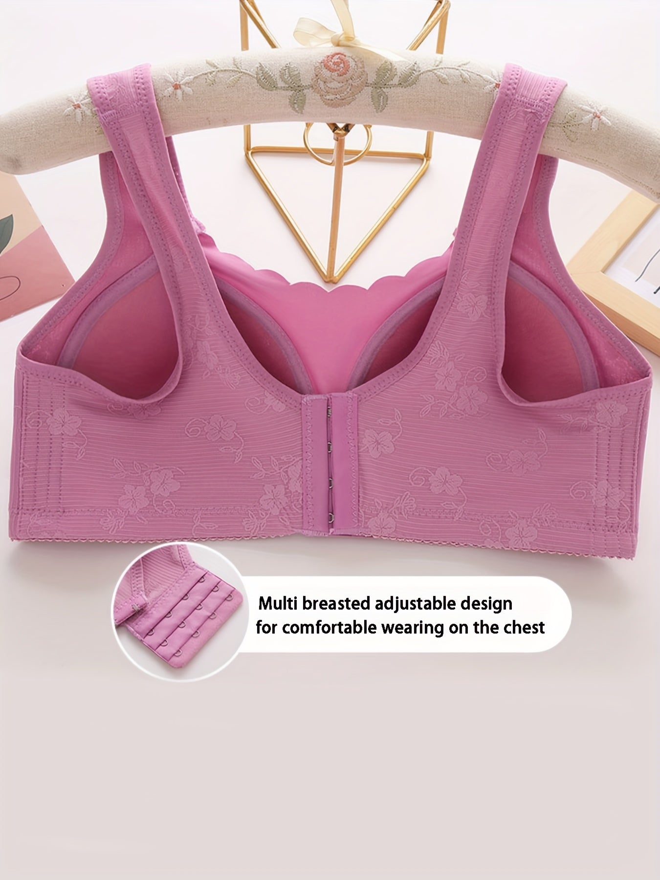 2 Ta Seamless Gul Tarmoq Tank Brasi ayollar uchun, Nafis va Qulay, Simsiz dizayn bilan.