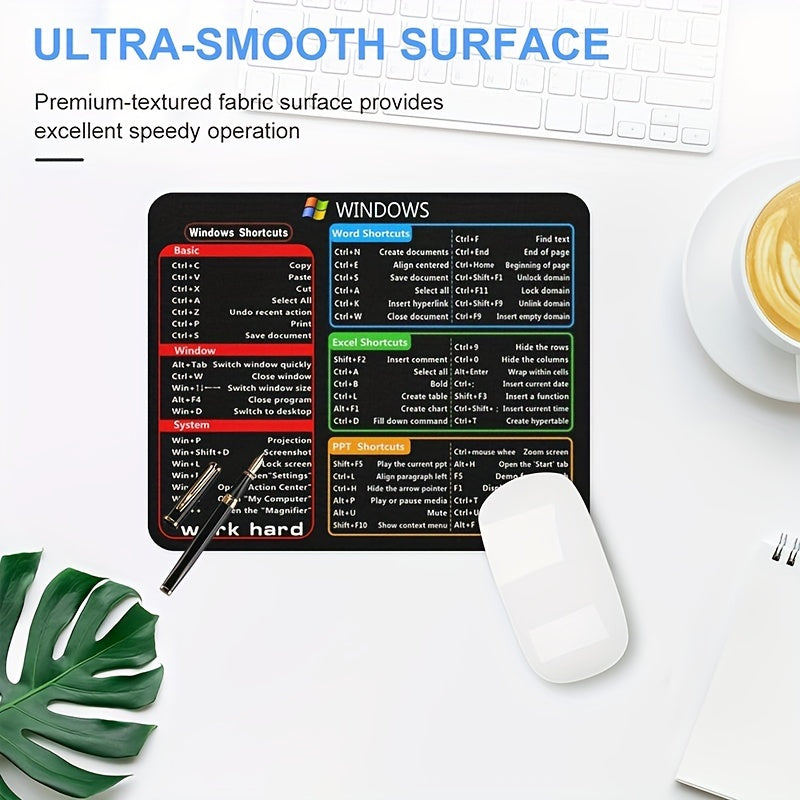 Women Girls Gaming Mouse Pad Non-Slip Rubber Office Computer Laptop 9.45x7.87 Inches