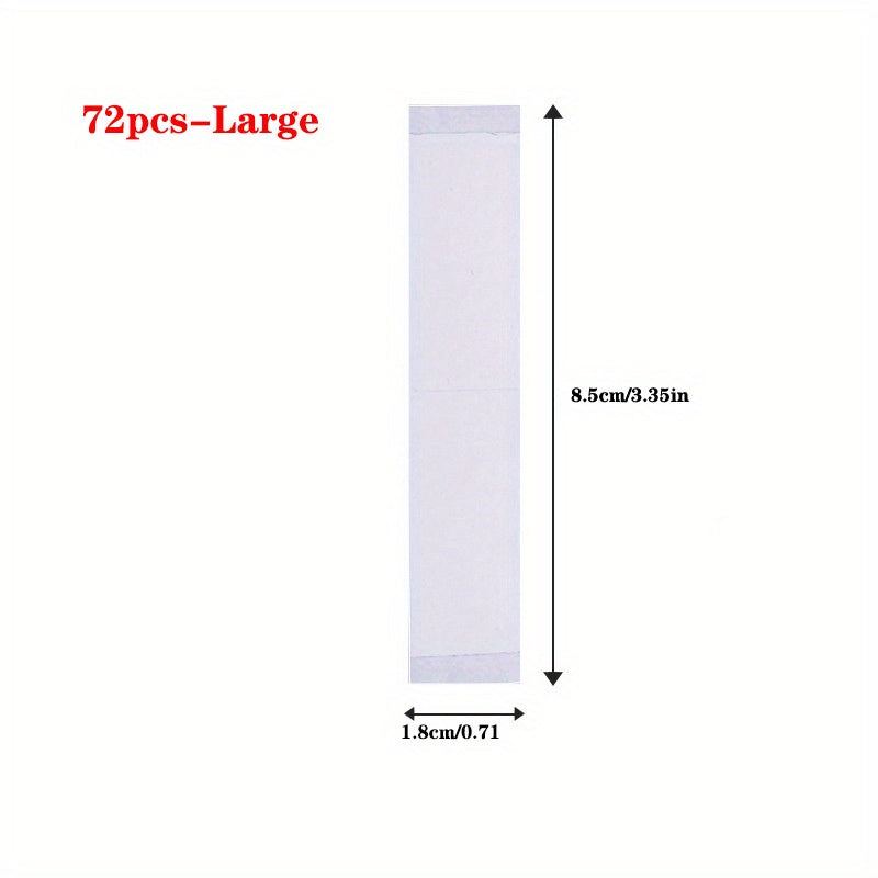 72 Invisible Anti-Slip Stickers for Shirt Neck Lingerie Underwear Accessories