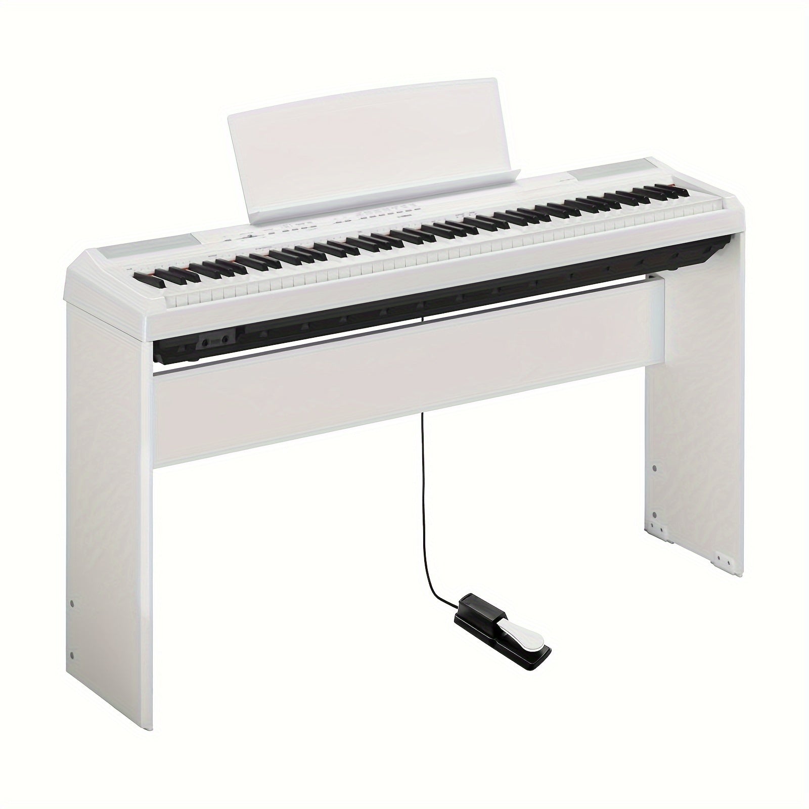 Pedal de sustain para teclado electrónico de plástico negro duradero compatible con varias marcas