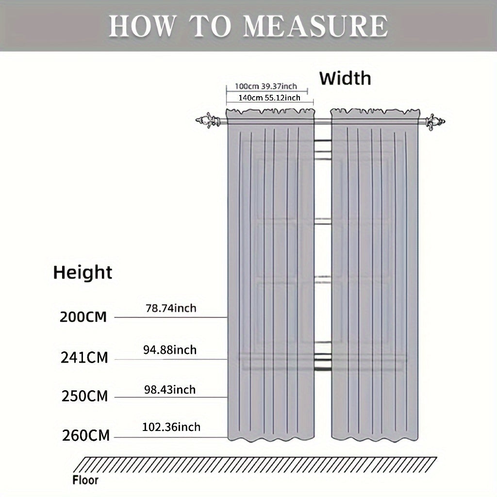 Golden Jacquard Window Curtain for Living Room Bedroom Balcony 70 Inches