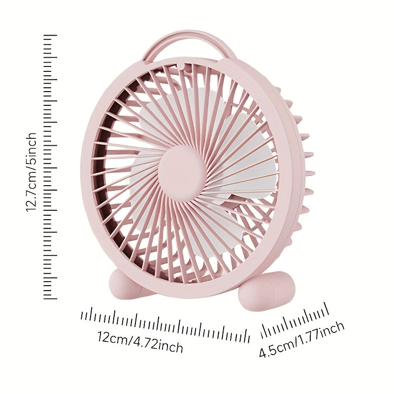 Portable USB Desk Fan for Cooling Indoor and Outdoor Spaces