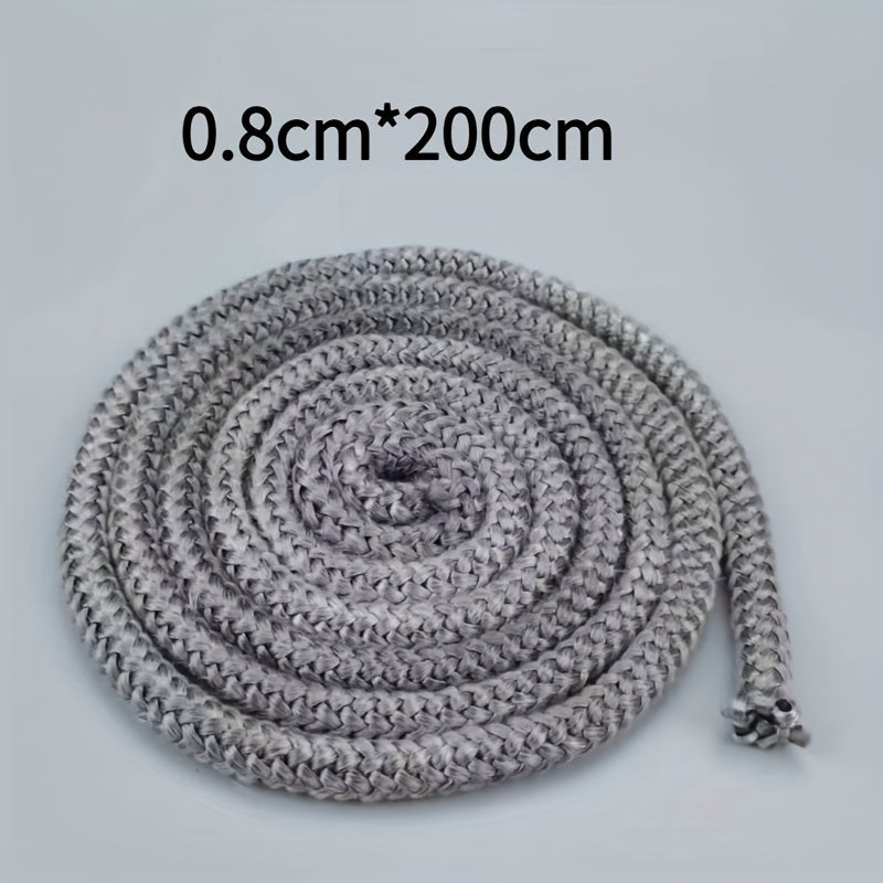 Fireproof Seal Rope Gasket for Wood Stove Door 2m 6/8/10/12mm Thick