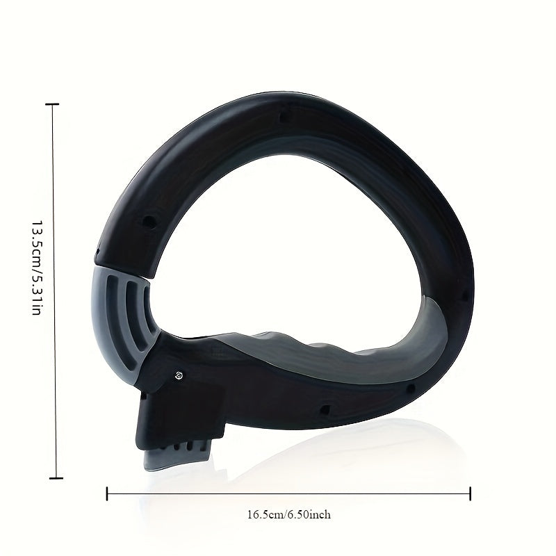 Grocery Bag Holder with Ergonomic Handle, Sturdy Plastic, Easy to Carry