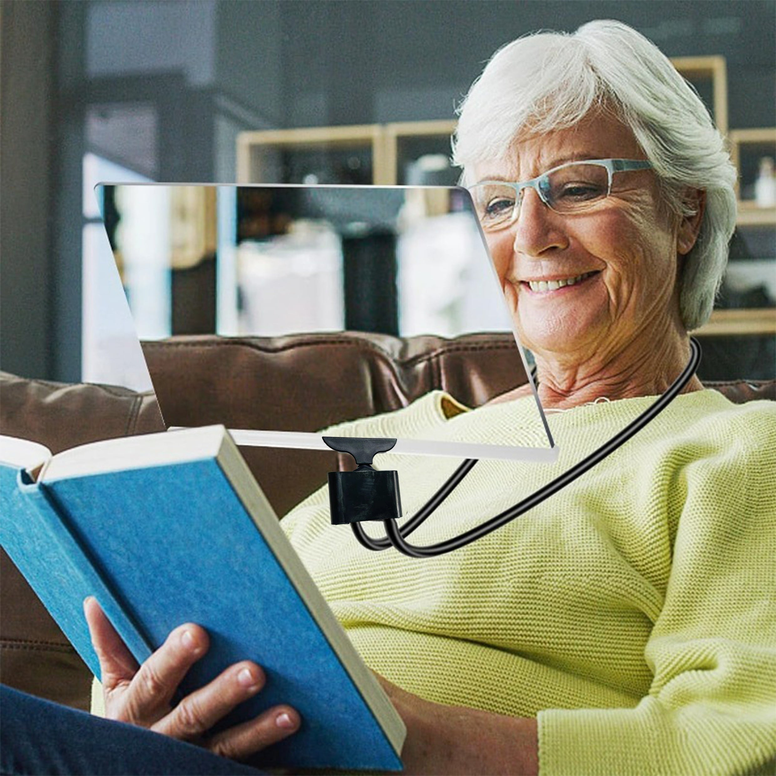 Hands-Free Magnifying Glass with 21.59cm Screen for Reading Sewing Inspection