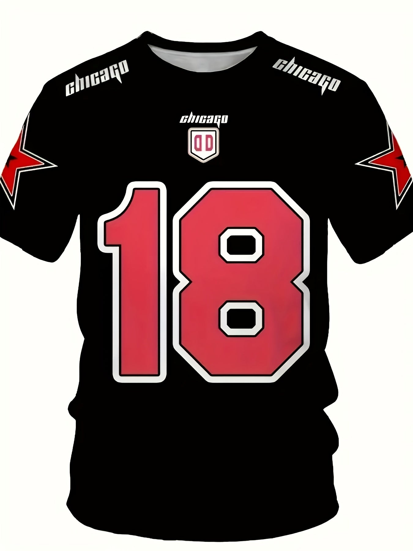 Мужская спортивная футболка с геометрическим узором, классический крой, дышащий полиэстер, увеличенный размер