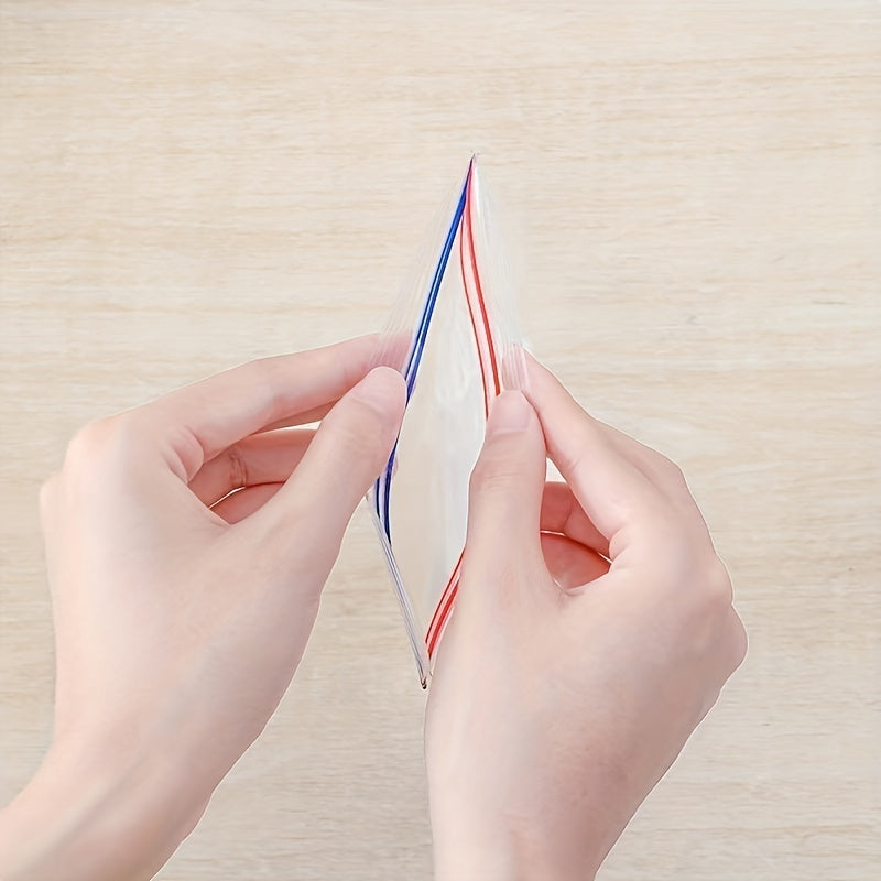 Reusable Double Zipper Food Storage Bags Leak-Proof BPA-Free Freezer Safe