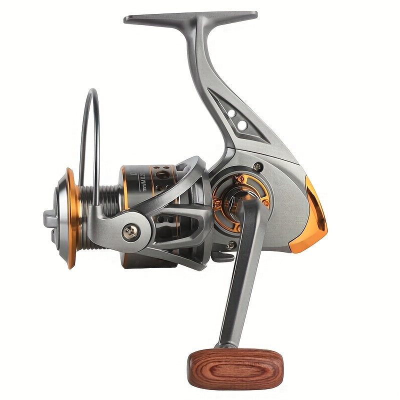 Spinning Fishing Reel CNC Metal Spool Saltwater Freshwater 5.2:1 Gear Ratio