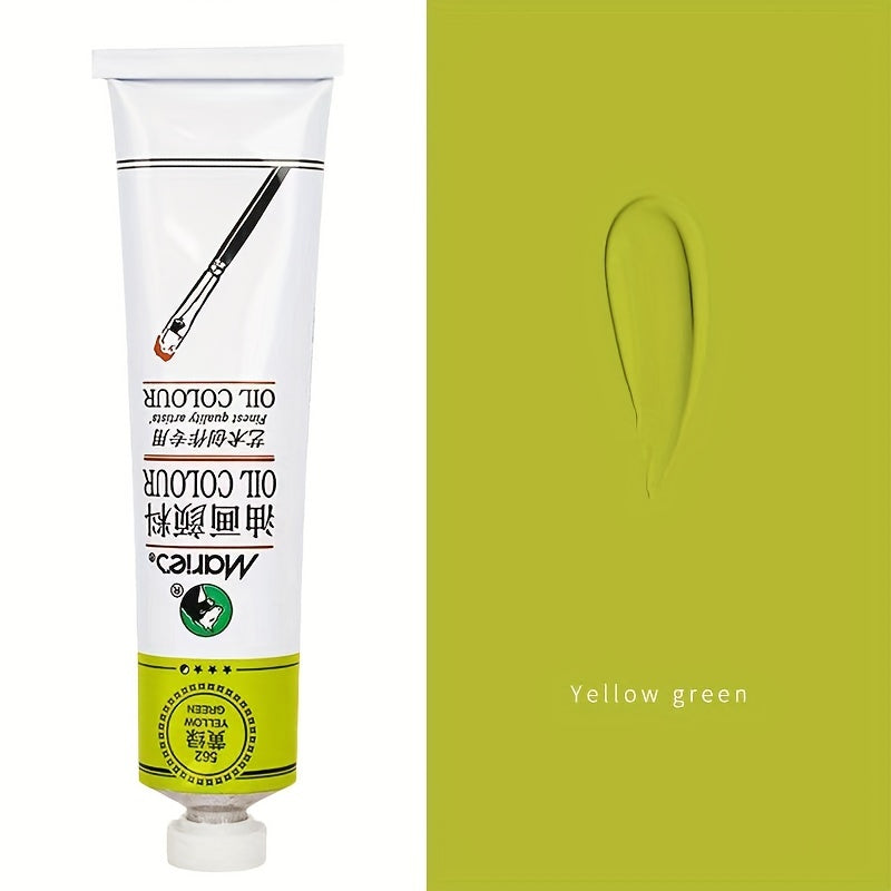 50ml White Oil Paint Tube for Canvas and Graffiti Art Professional Artist Grade