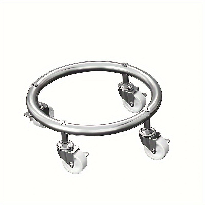 Zinapoyali, buriladigan asosli va harakatlanuvchi trolley - oshxona, catering va mehmonxona foydalanishi uchun xavfsiz va qulay transport uchun ideal bo'lgan zanglamas po'lat gaz silindri dolly.