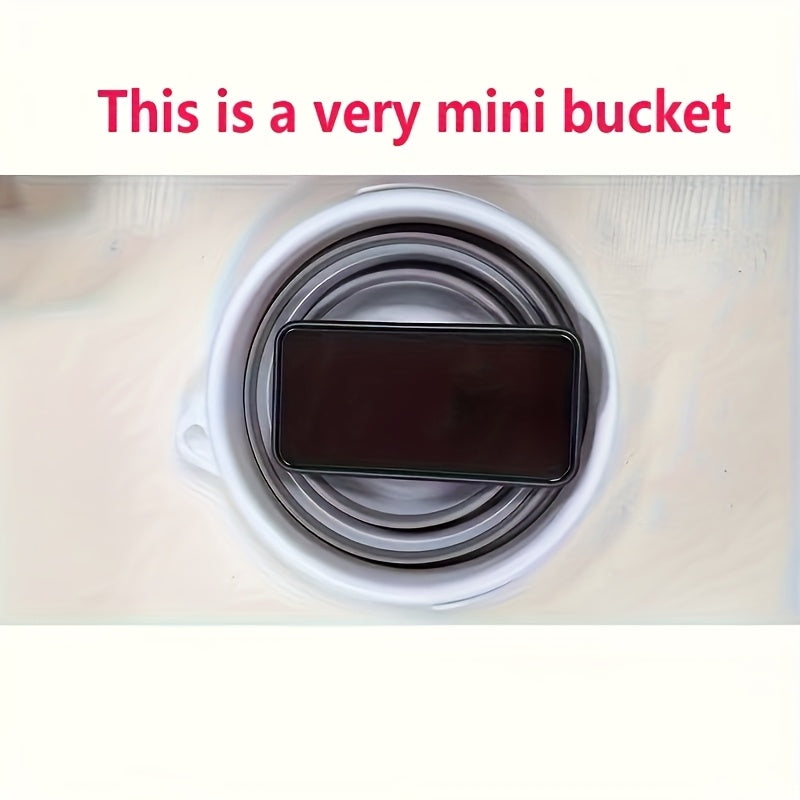 Cubeta de agua portátil y plegable para camping, viajes, lavado y uso doméstico