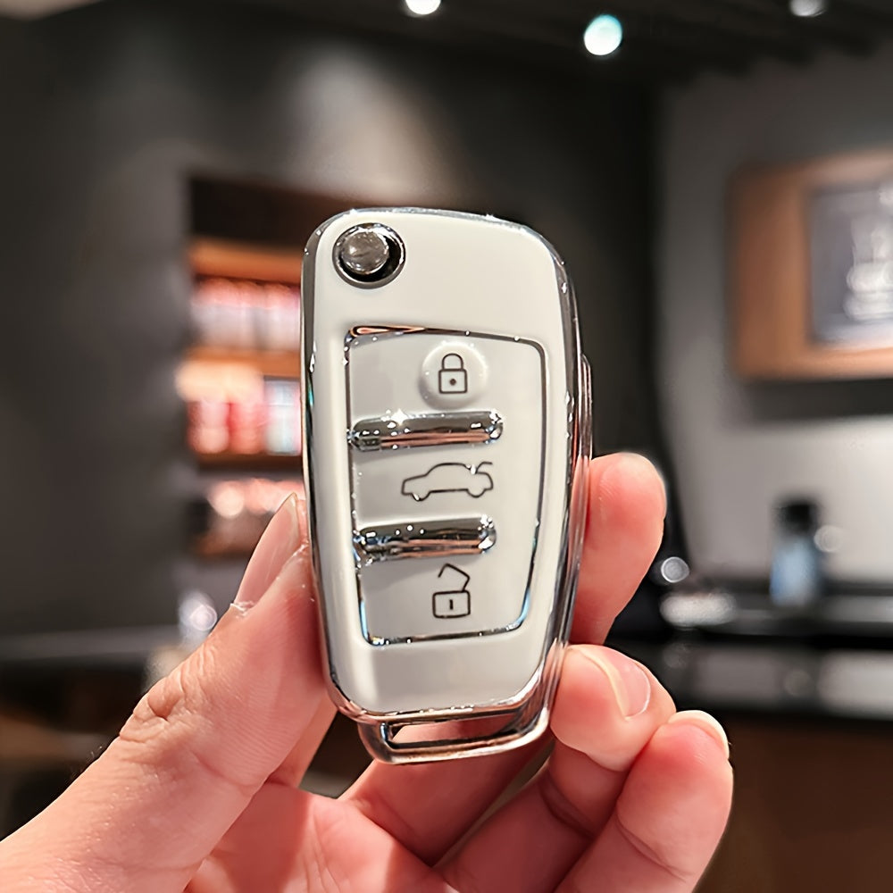 Universal TPU Car Key Cover Shell for Audi Key Fob Protector Accessories
