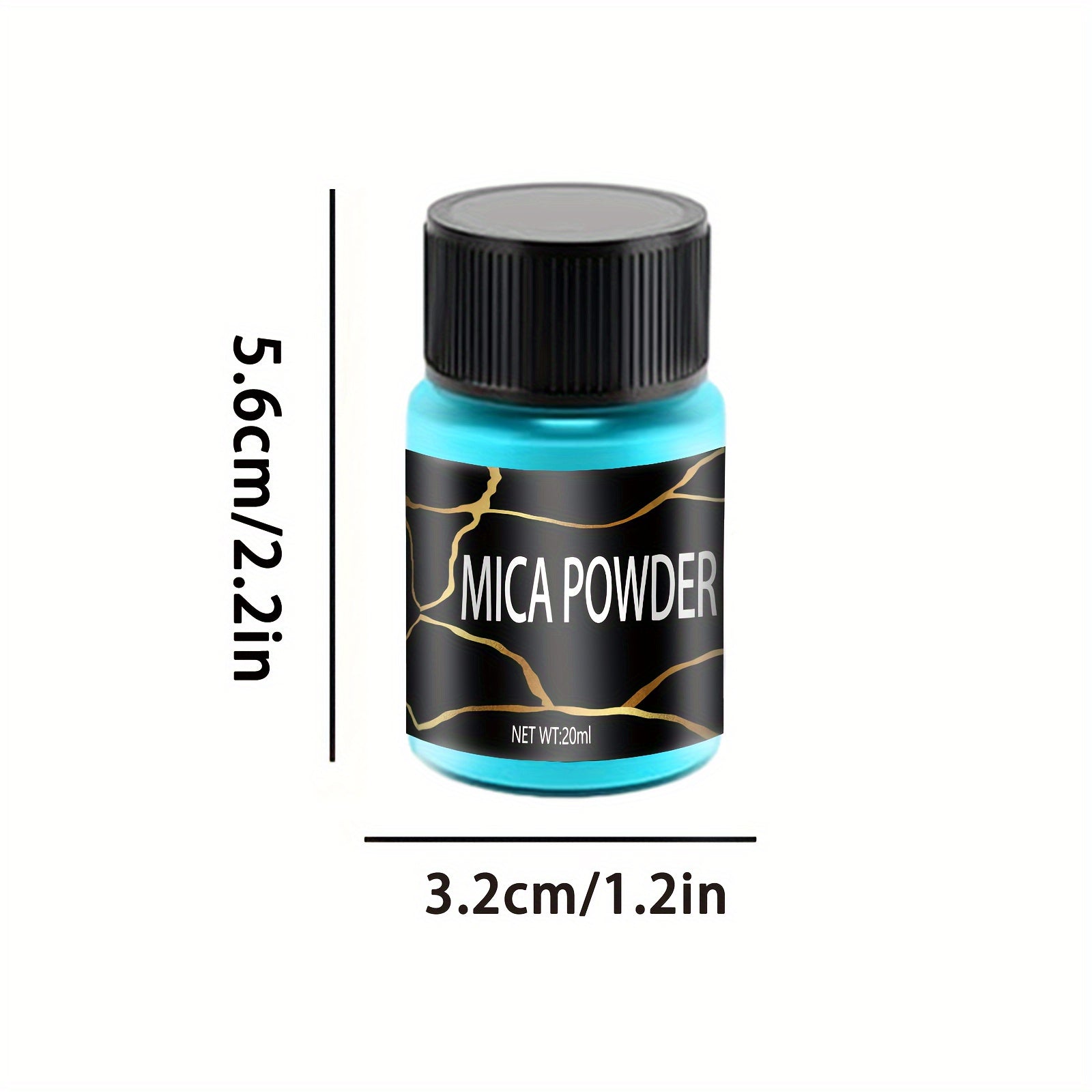 24 Colors Mica Powder Set 20ml Bottles for Resin Candle Jewelry Art Crafts