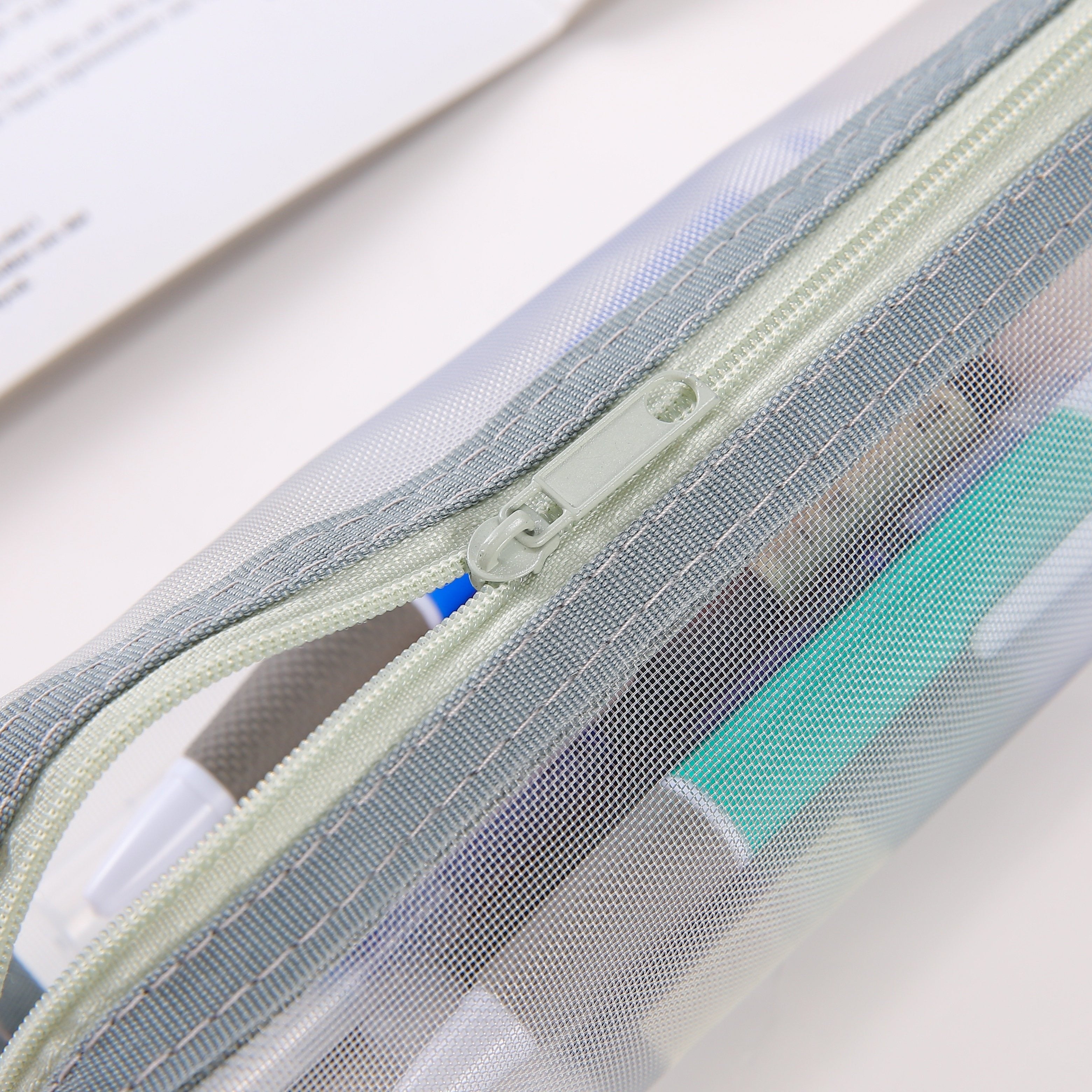 Mesh Pencil Case for Middle School High School Office Supplies