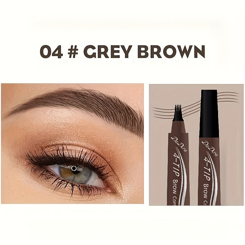 Lápiz de cejas líquido impermeable para mujer de larga duración y a prueba de manchas
