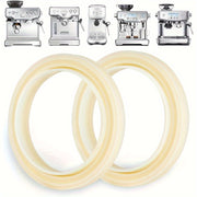 2 piezas de junta de anillo de vapor de silicona de 54 mm para máquinas de espresso, color beige, resistente al calor