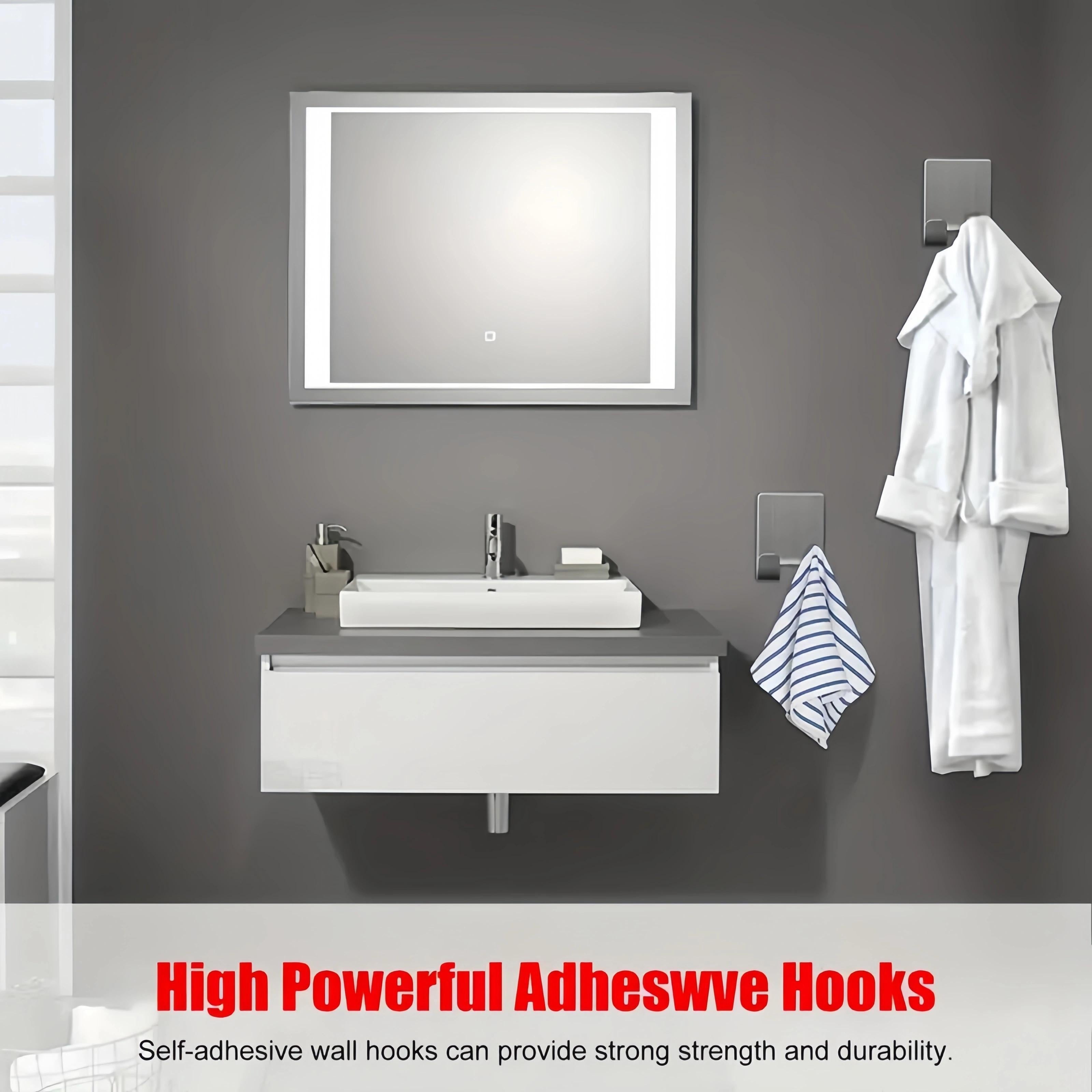 Razor Holder Stainless Steel Bathroom Organizer Rustproof Clear