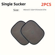 Car Sun Shades 2 Pcs Oval Sun Blocking Shades for Heat Glare Reduction