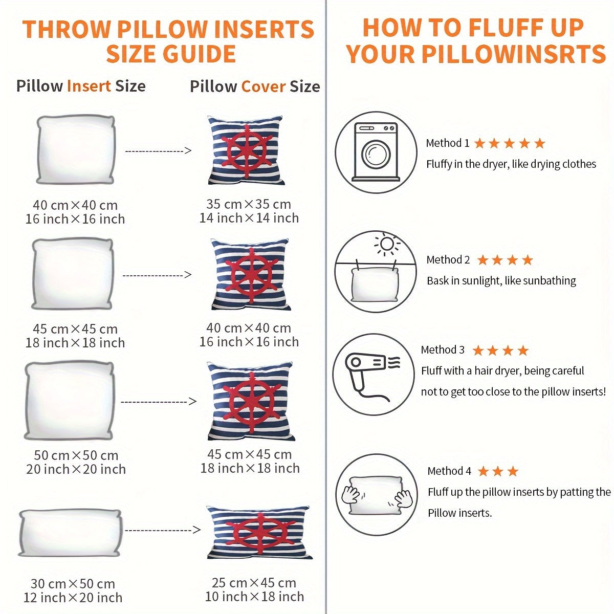 White Polyester Fabric Square Pillow Insert Filled with Soft Fluffy 3D Fiber for Home Decor