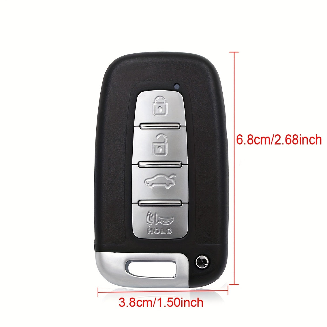 Universal Remote Key Fob Shell Case 4 Buttons Keyless Entry Cover