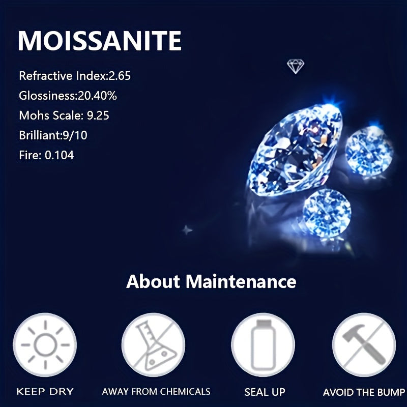 Zamonaviy SEVENMOONS 0.1 karat Moissanite bilaguzuk S925 sterling kumush va platina qoplamasi bilan - Partiyalar, sovg'alar va maxsus tadbirlar uchun mukammal, masalan, Thanksgiving va Halloween, 8.53g, Yubiley