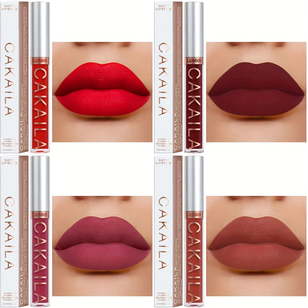 Women's Waterproof Matte Lip Gloss Set 18 Colors Moisturizing Long-Lasting