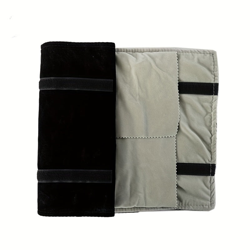 16-Bit Necklace Storage Roll with Anti-Tangling Layer and Elastic Band