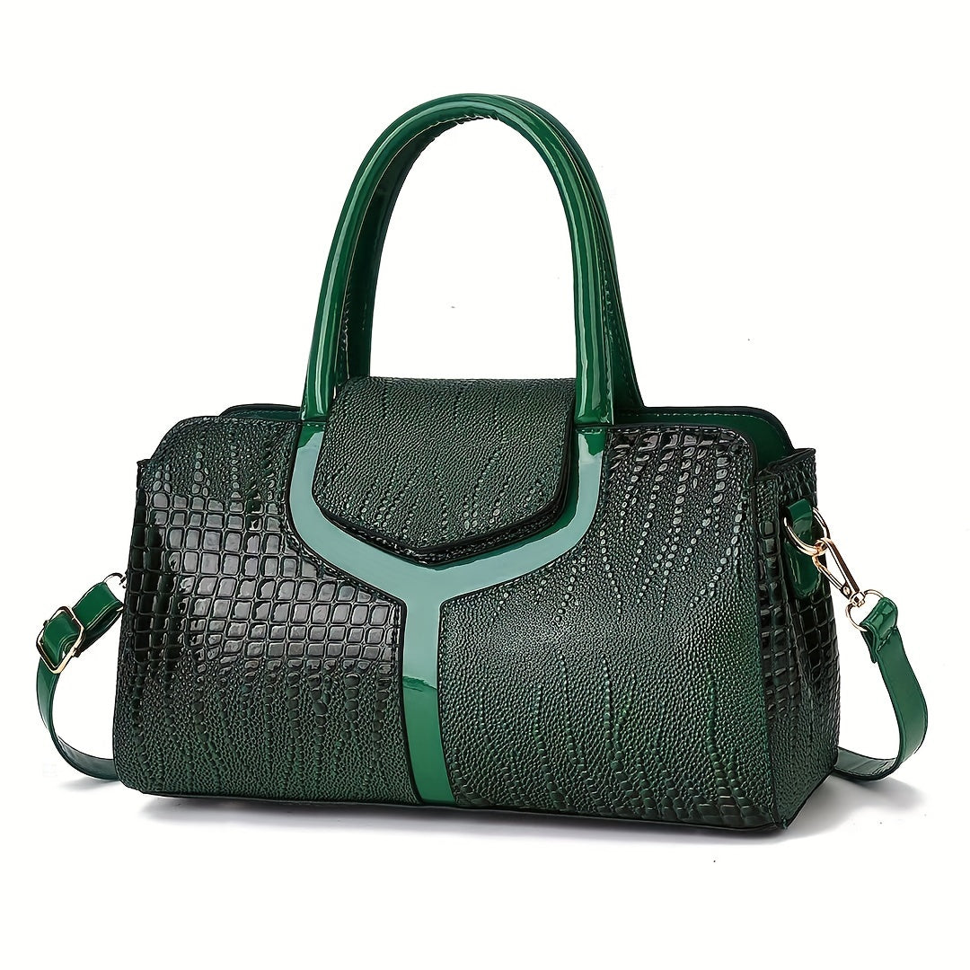 Women's Animal Print Crossbody Bag with Large Capacity and Adjustable Strap