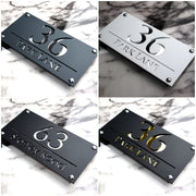 Customized Acrylic Door Sign with 3D Floating Design for Outdoor Use