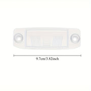 2 Pack Rear License Plate Lamp Covers Clear for Hyundai Kia